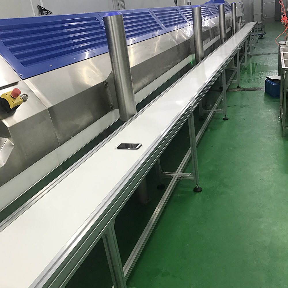Injection Molding Runner Material Recycling Conveying Line Dirty Resistant Inclined Belt Climbing Conveyor Plastic Factory