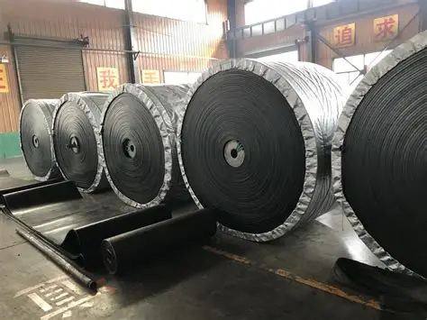 Four-layer Wear-resistant And Cold-resistant Nylon Polyester Rubber Conveyor Belt For Industrial Wharf, With Price Available