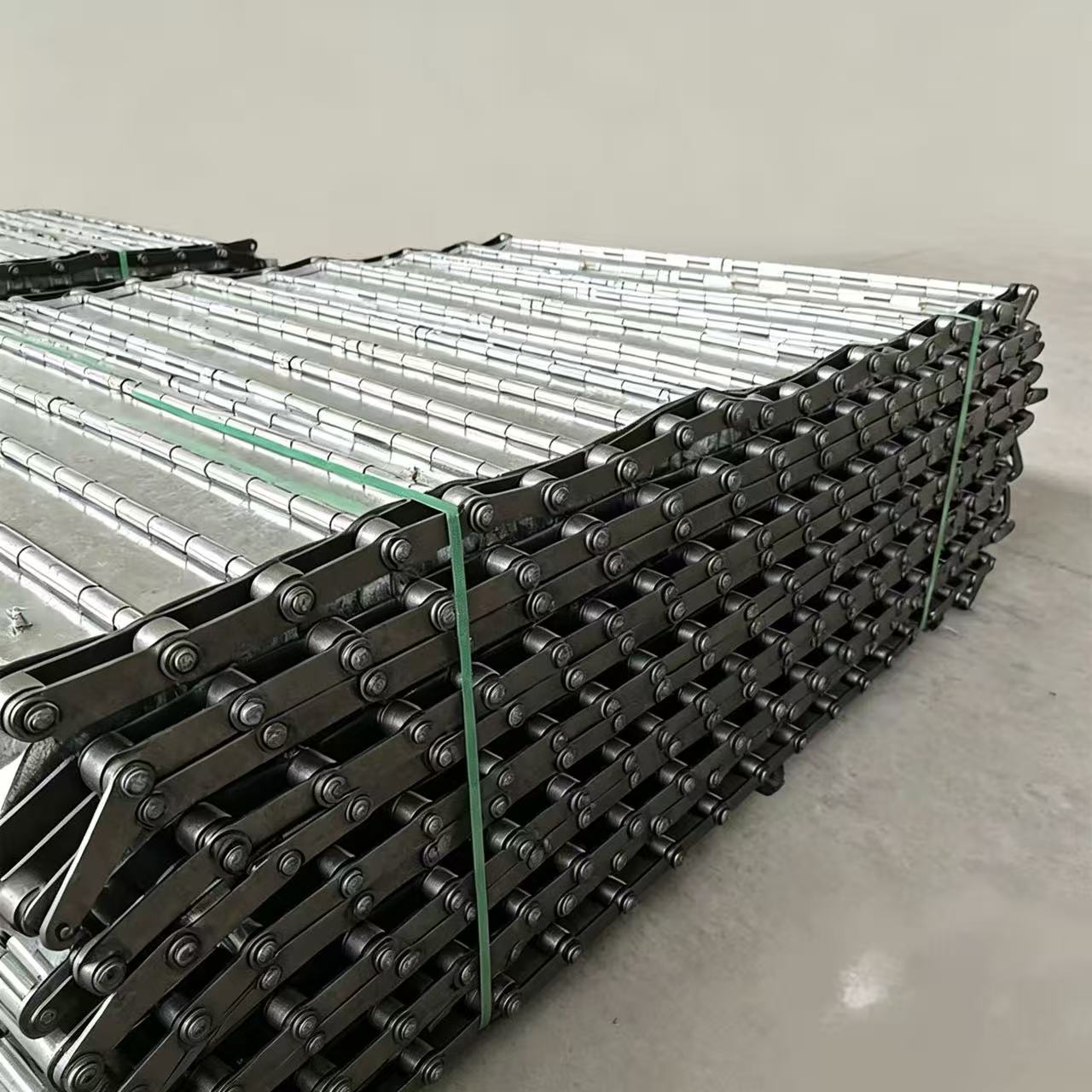Custom High Strength Heavy-duty Cold Rolled Stainless Steel Flat Wire Conveyor Belt Flat Flex Mesh Belt Food Grade Drying Heat