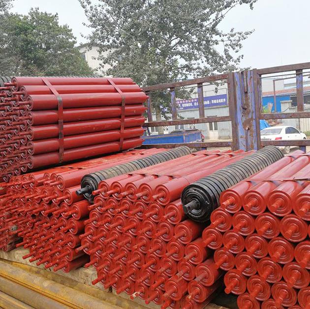 CEMA New Iron Roller Belt Conveyor Equal Troughing Idler Roller Conveyor for Manufacturing Retail Farm Mining Construction