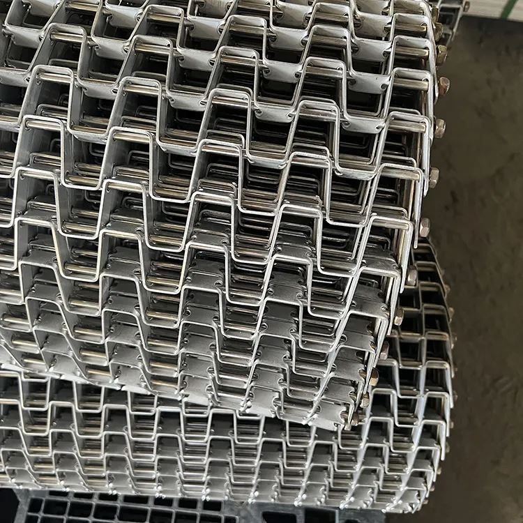 Certified Heat Resistant Spiral Weave Conveyor Belt for Continuous Furnace and Glass Ceramic Drying Industrial Applications