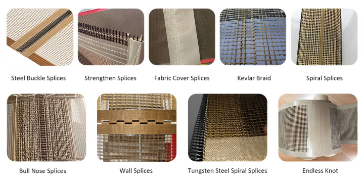 Double Weft High Temperature Resistant Ptfe 4X4Mm Mesh Conveyor Belt for Industrial Drying Equipment