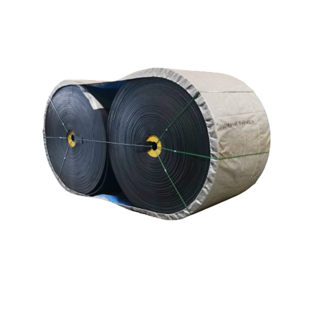 EP1500/5 Rubber Conveyor Belt System for Stone Crushers Heat &amp; Oil Resistant High Tensile Strength