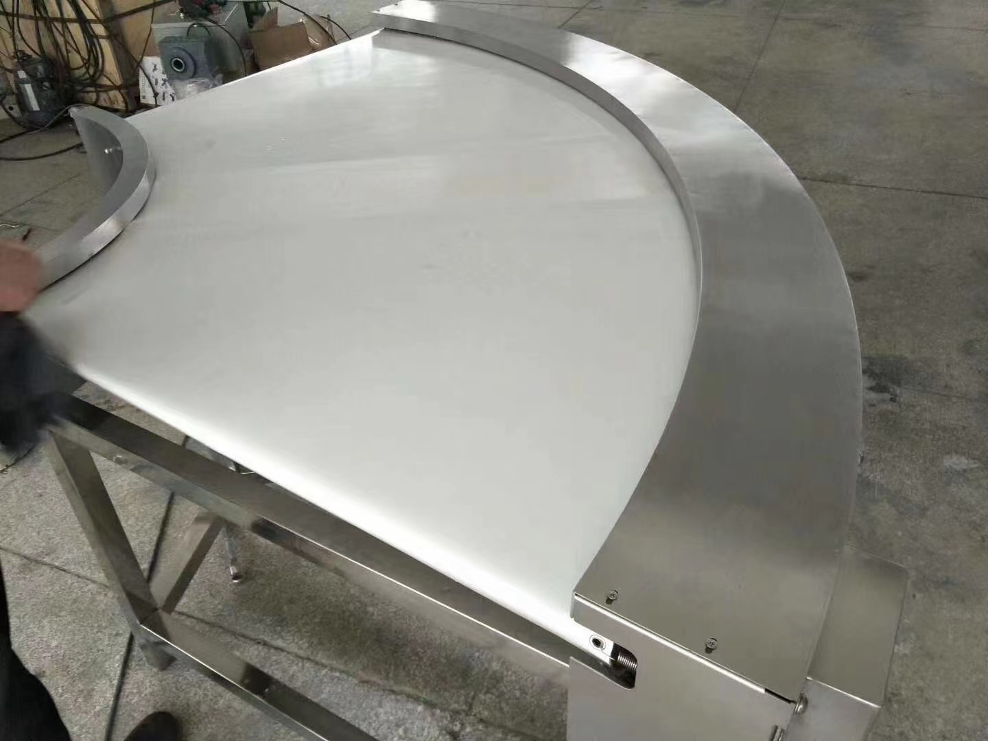 ISO/CE High Quality Blue Food Grade Smooth Pu PVC Belt White Rubber Conveyor Belt for Medical Equipment