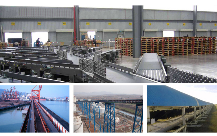 Large Inclined Belt Conveyor in Energy & Mining Plant