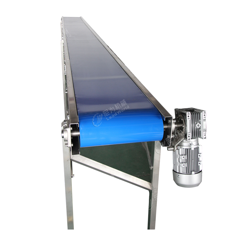 LWT Electric Food Grade Conveyor Belt Packing Line PU Belt Conveyor System
