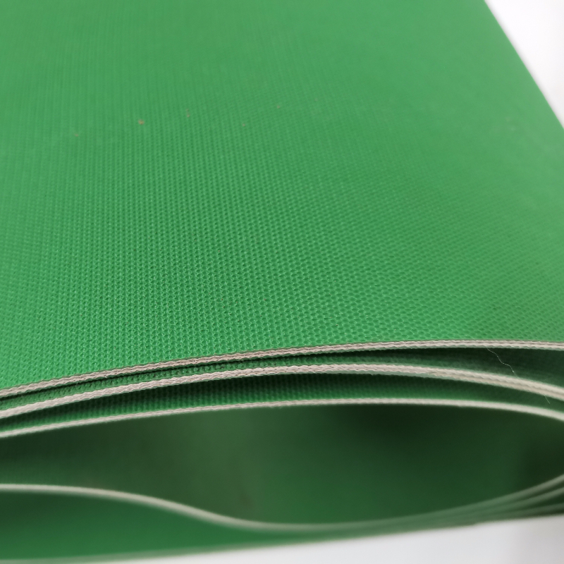 Green Nitrile Heat Resistant Conveyor Belt For Food &amp; Beverage Industry And Transmission Machinery &amp; Transport Equipment