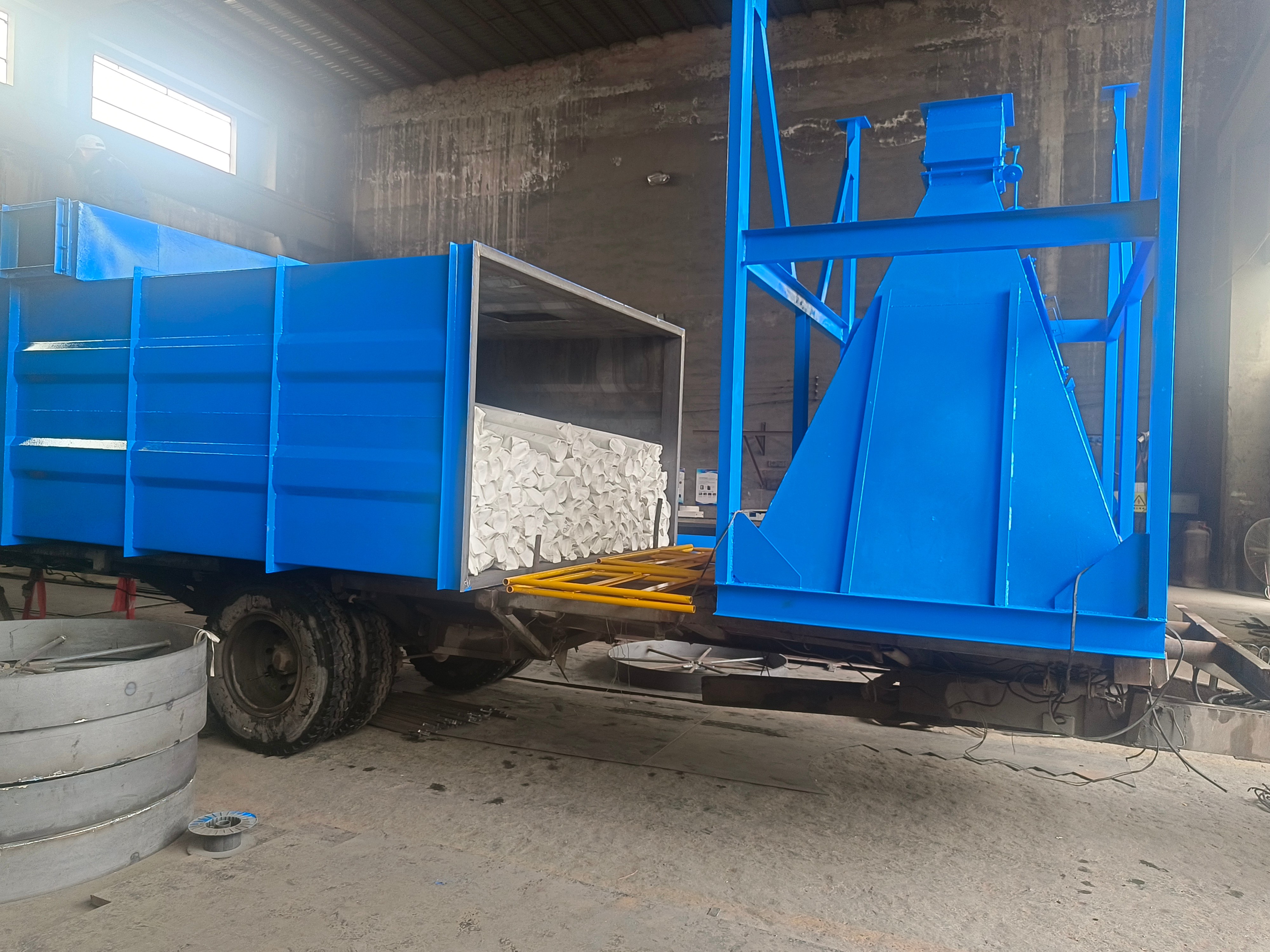 Equipment loading for delivery