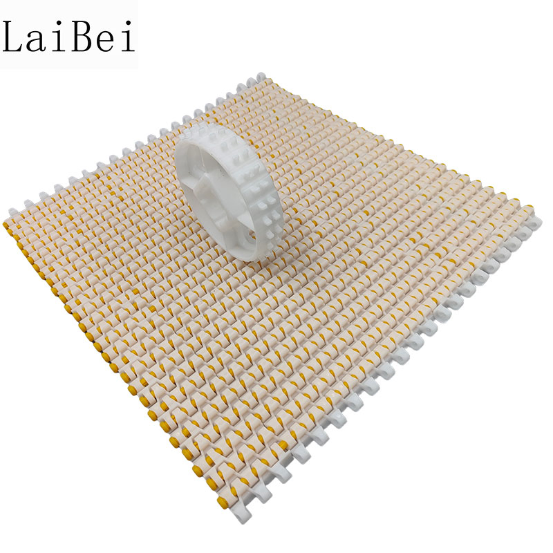 Modular System Conveyor Belt M1220 Plastic High-Temperature Resistant Food-Grade Mesh Belt