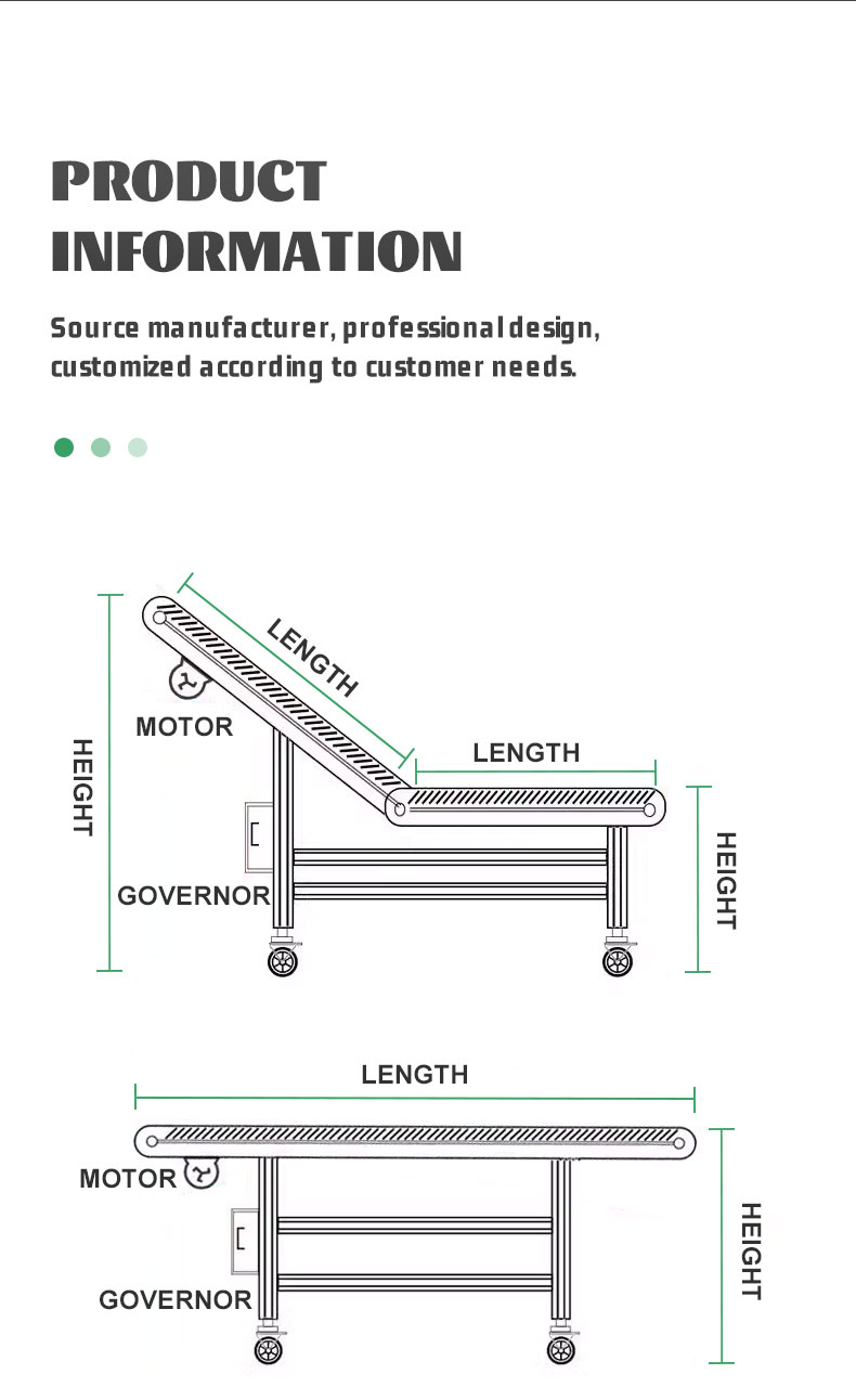 Industrial Restaurant Automated Tripper Belt Conveyor Zero Pressure Accumulation Flat Tracking Conveyors Food-Grade Conveyor