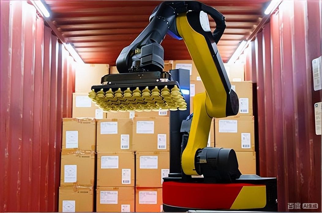 20/40Ft Container Mobile Loading Unloading Conveyor Robot System