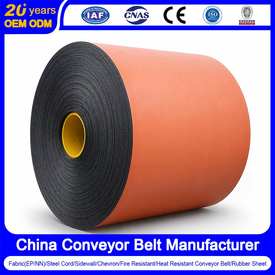 Steel Cord/Chevron/Corrugated Sidewall/Rubber/Oil/Heat/High Temperature/Acid/Alkali/Abrasion/Fire/Cold Resistant Flame Retardant Fabric Conveyor Belt for Power