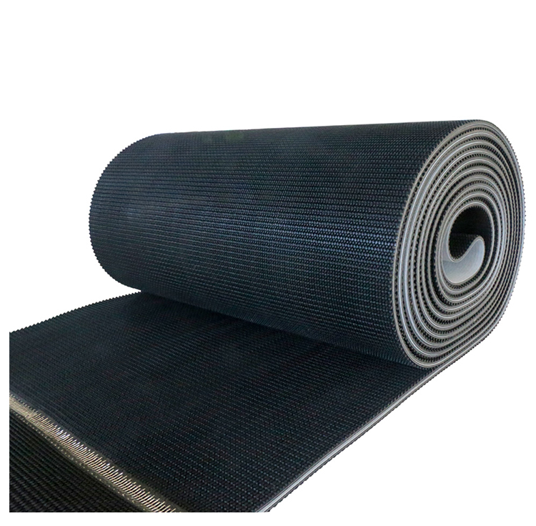 Pvc Conveyor Belt Black Pvc Rough Conveyor Belt With High Friction For Conveyor System