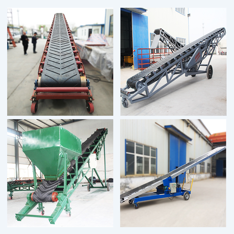 Mobile Sawdust Belt Conveyor With Hopper Price