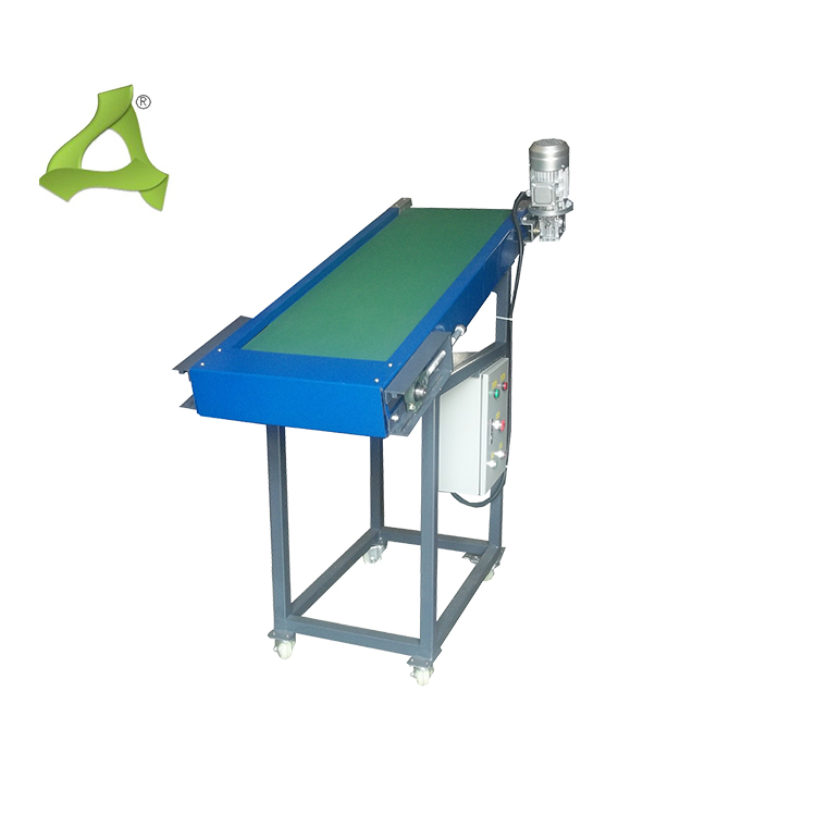 Custom Parallel Conveyor Belt Green Pvc Flat Belt Conveyor Automatic Transfer Belt Conveyor System for Assembly Line Production