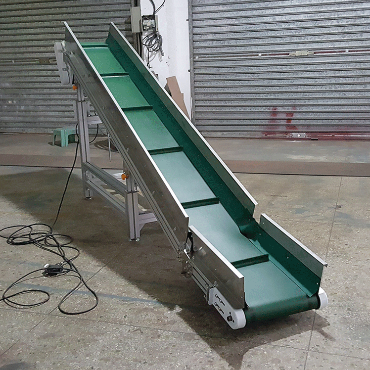 Ce Motorized Warehouse Factory Direct Conveyor Manufacturers Inclined Pvc Belt Conveyor Systems For Warehouse Packaging Lines