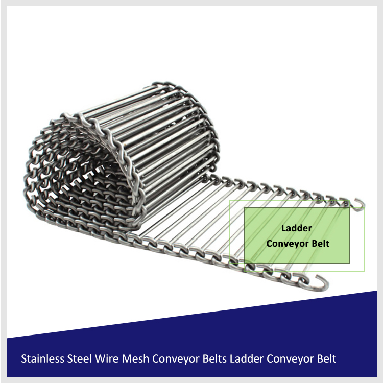 304 316 Stainless Steel Wire Mesh Rod Conveyor Belt for Baking Frying and Grilling