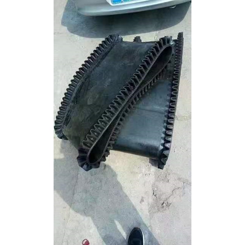 High-Stability Agriculture Duty Corrugated Sidewall Conveyor Rubber Belt Big Load Capacity Space-Saving Design