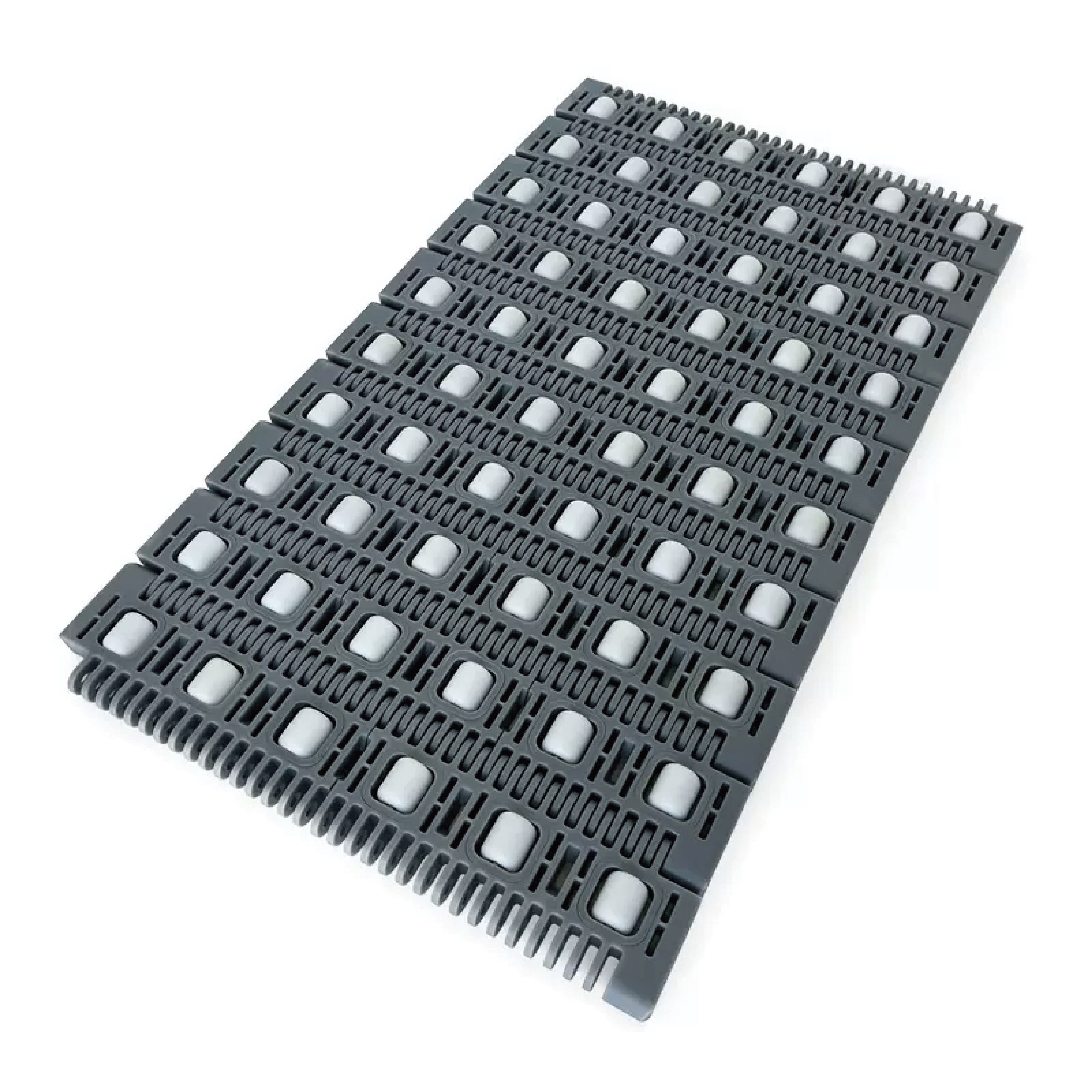KECE New 400 Roller Top Nylon Fabric Modular Chain Conveyor Belt Heat Resistant for Manufacturing Plant Retail Sorting Conveyors