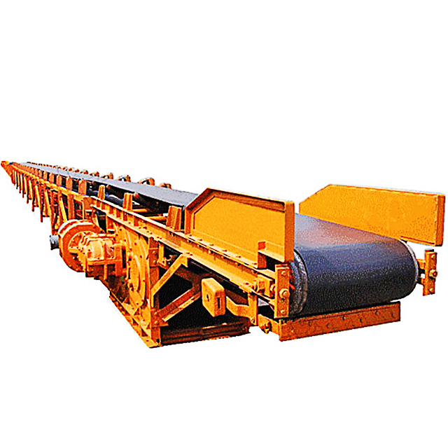 New Design Mine Rubber Belt Conveyor for Stone Crushing Line Factory Price