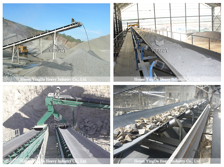 Industrial long distance belt conveyor for mining