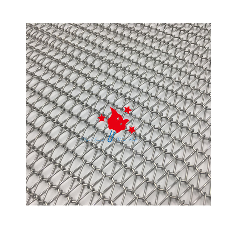 Long Service Life Heat Resistant Stainless Steel Wire Mesh Conveyor Belt for Continuous Baking Oven System
