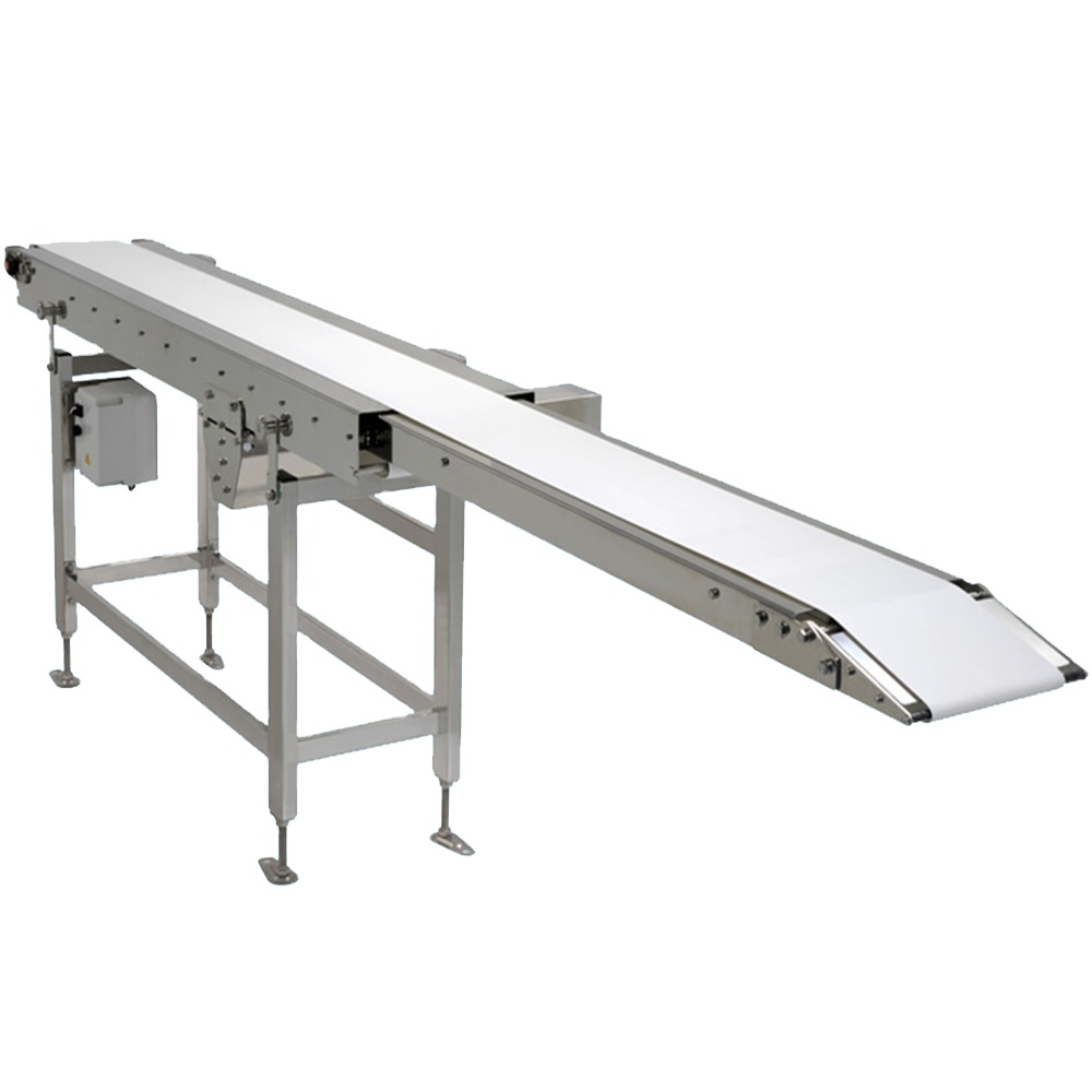 Automatic Telescopic Food Grade Stainless Steel Belt Conveyor For Sorting And Branching