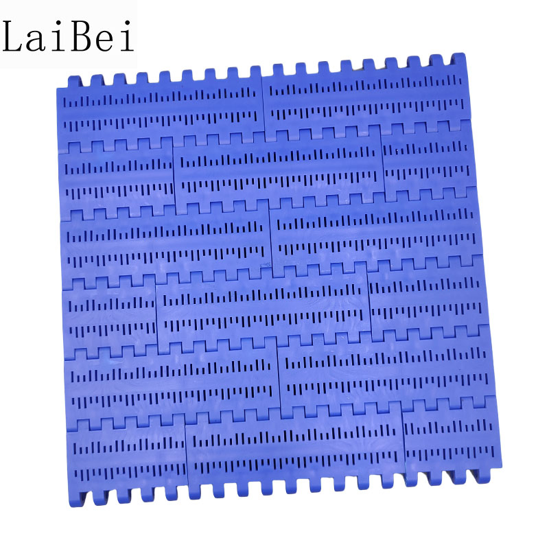 800 Series Mesh Belt Easy to Clean Mbp Mesh Link Pitch 50.8mm Modular Plastic Conveyor Belt