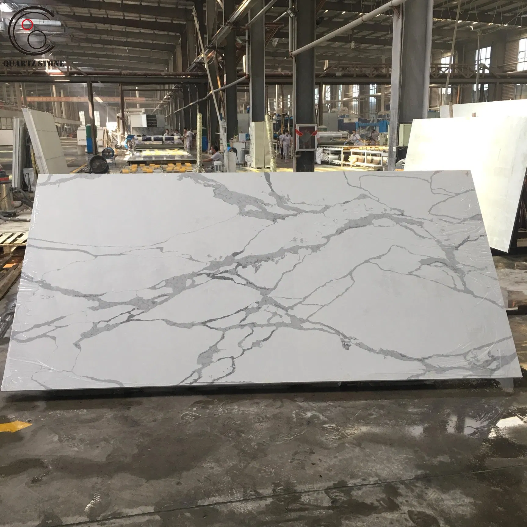 Crystal Retail Artificial Marble Quartz Slabs