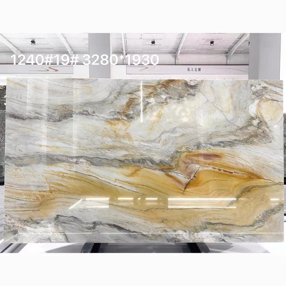 High Strength and Pressure Resistance Artificial Marble Slabs for Hotel Reception Area