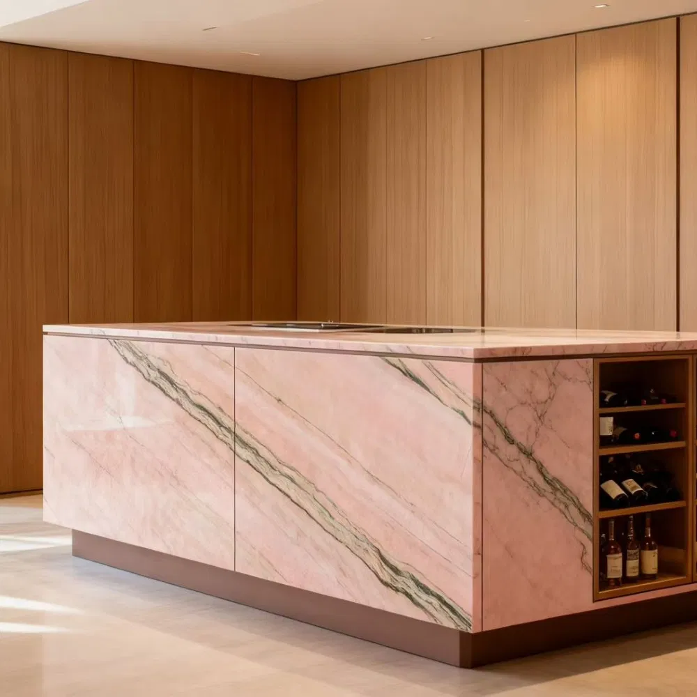 Vibrant Custom Artificial Marble for Stunning Kitchen Countertops