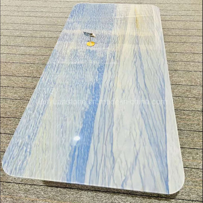 Custom Blue Granite/Marble/Limestone/Artificial Marble/Quartz Stone Kitchen Bathroom Vanity Top