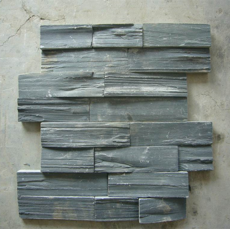 Grey Slate Stacked Stone Ledgstone/Veneer for Exterior Wall Cladding Panel