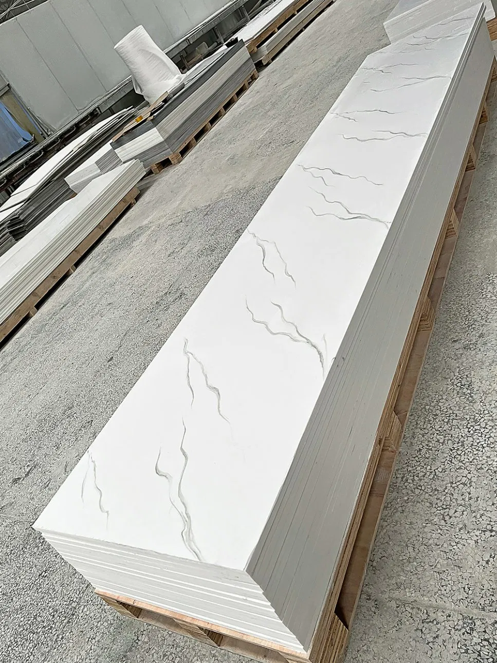 Customized Solid Surface Marble Alternative with Artificial Marble Fabrication ODM