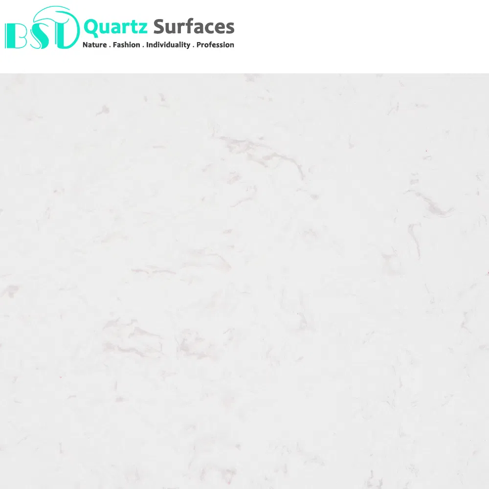 Laminated Light Purple Veined Engineered Quartz Stone