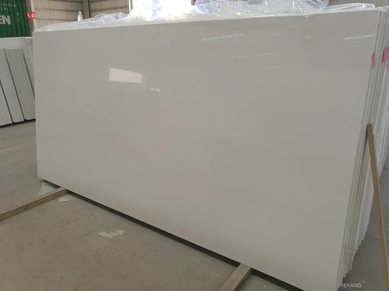White Quartz Artificial Stone Detail