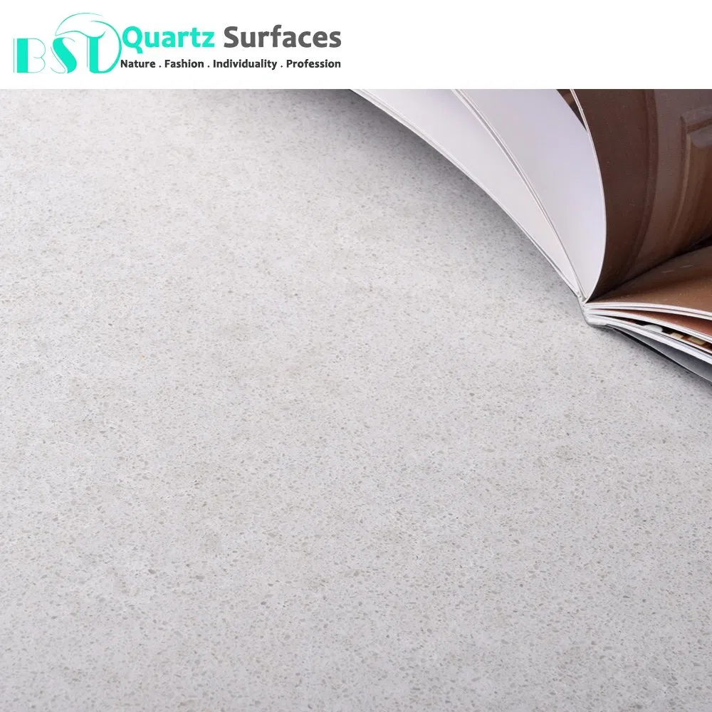 Popular Grey Veined Engineered Quartz Stone for Countertops