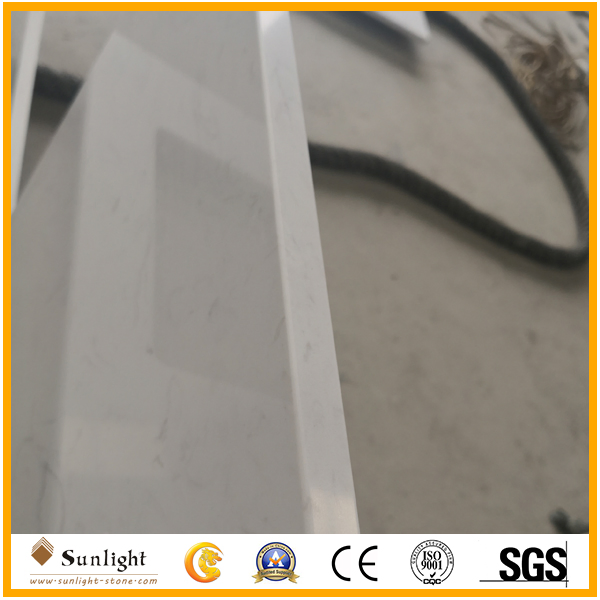 Prefabricated Artificial Marble Vanity Top with Rectangle Sink