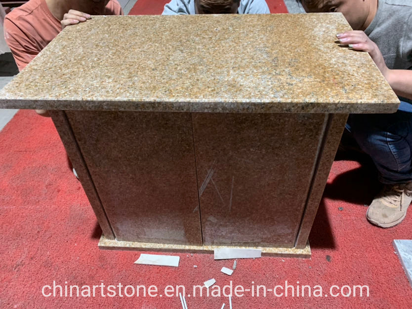Rustic Yellow Golden Granite G682 Marble Stone for Balcony /Garden Desk