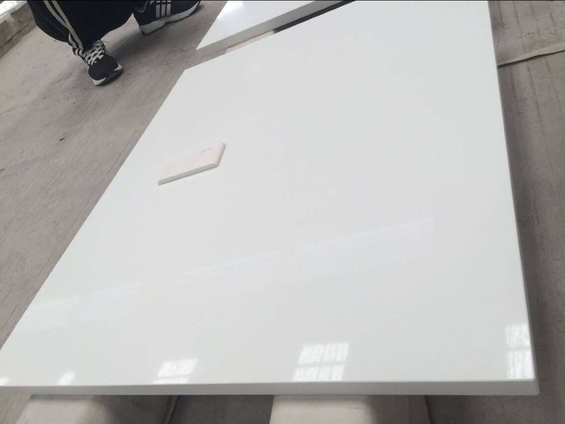 Pure White Artificial Marble Slabs