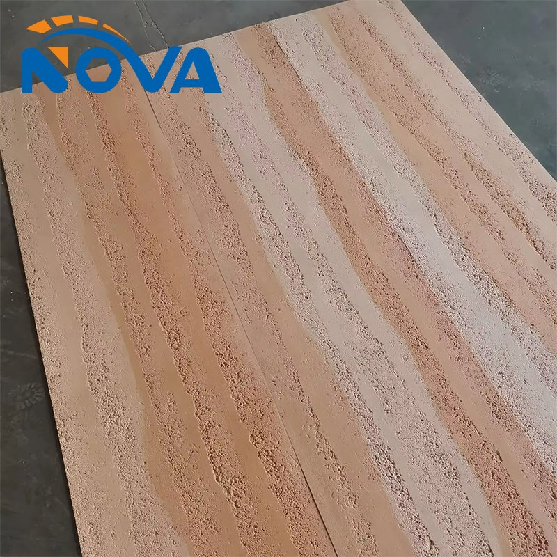 Large Size Travertine Monochrome Color Soft Stone Easy to Installation Flexible Stone for Interior &amp; Exterior Walls