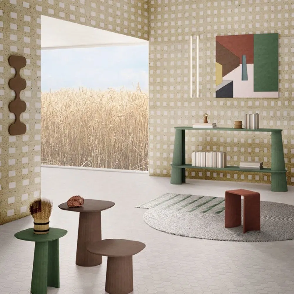 Premium Outdoor Artificial Marble Backrest Stool for Easy Cleaning