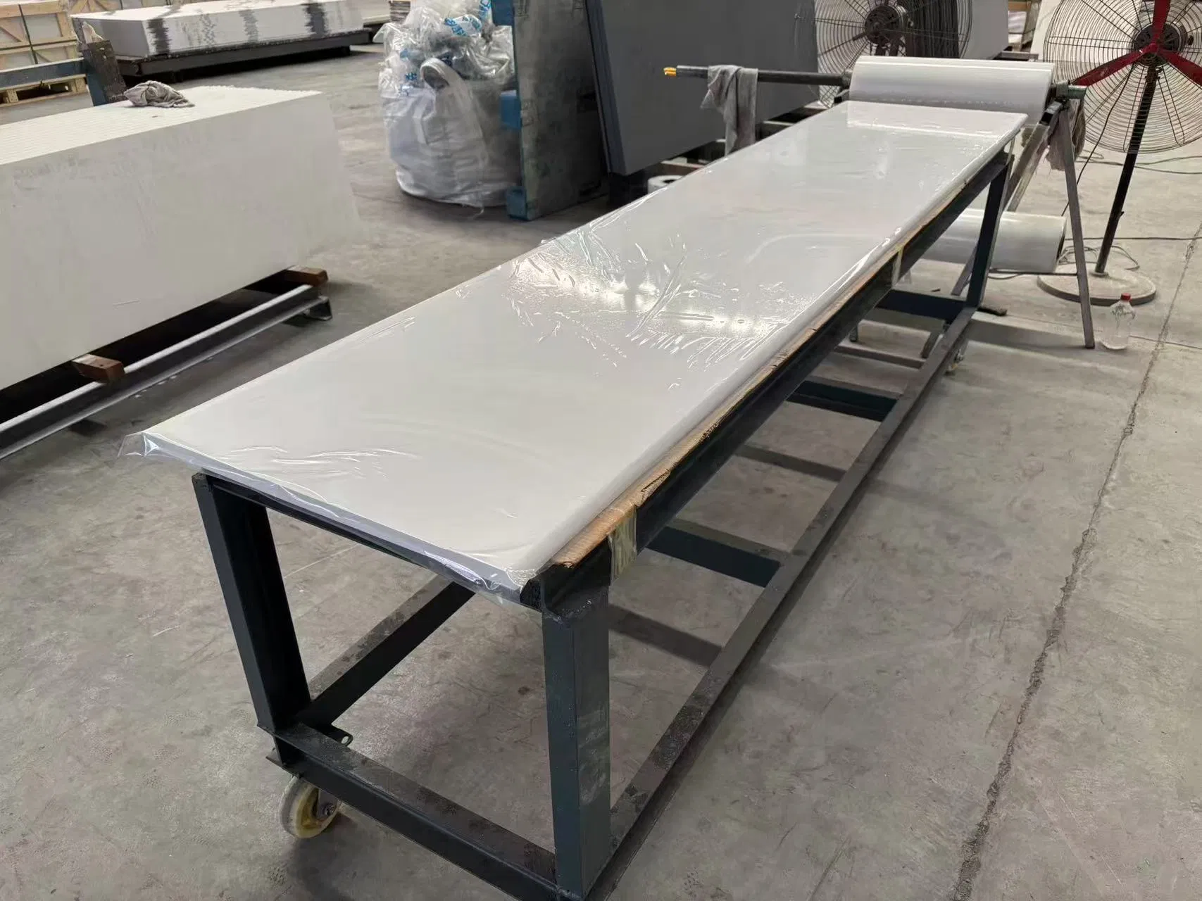 Quartz Stone Pure White 2800X600X20mm Kitchen Top