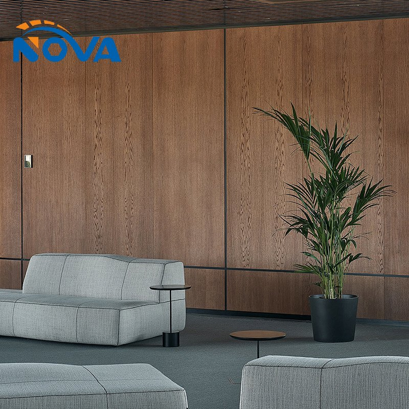 Board Bamboo Charcoal Board Wood Veneer Wall Panels for Interior Decoration