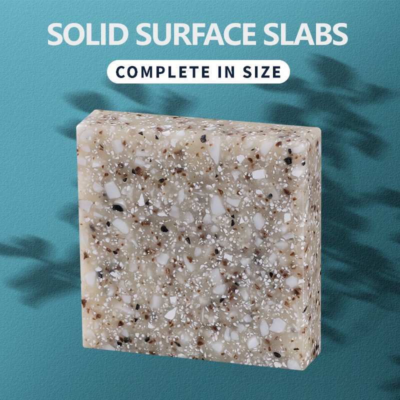 Composite Acrylic Stone Solid Surface Artificial Marble for Worktop Backsplash Wall Floor