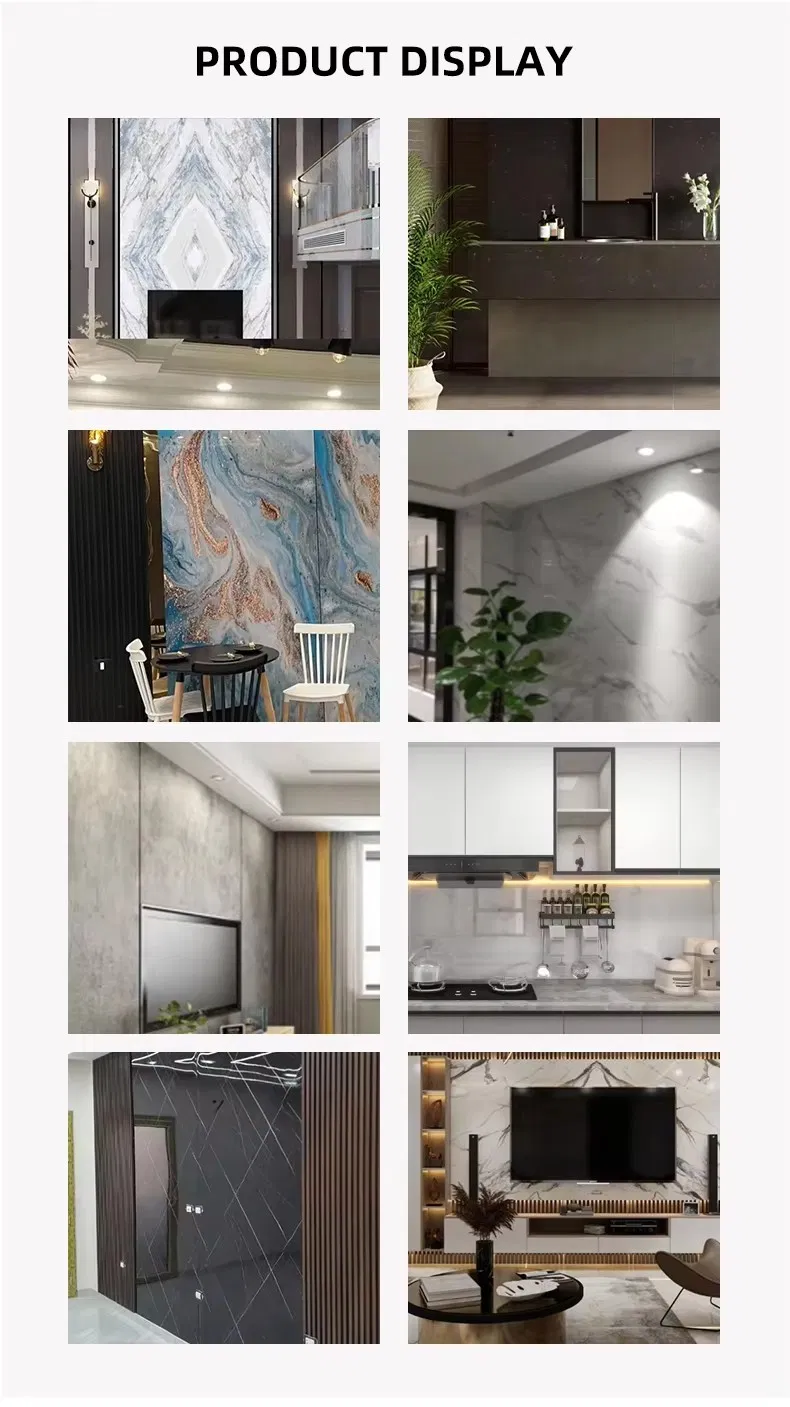 PVC Marble Wall Panel Installation View