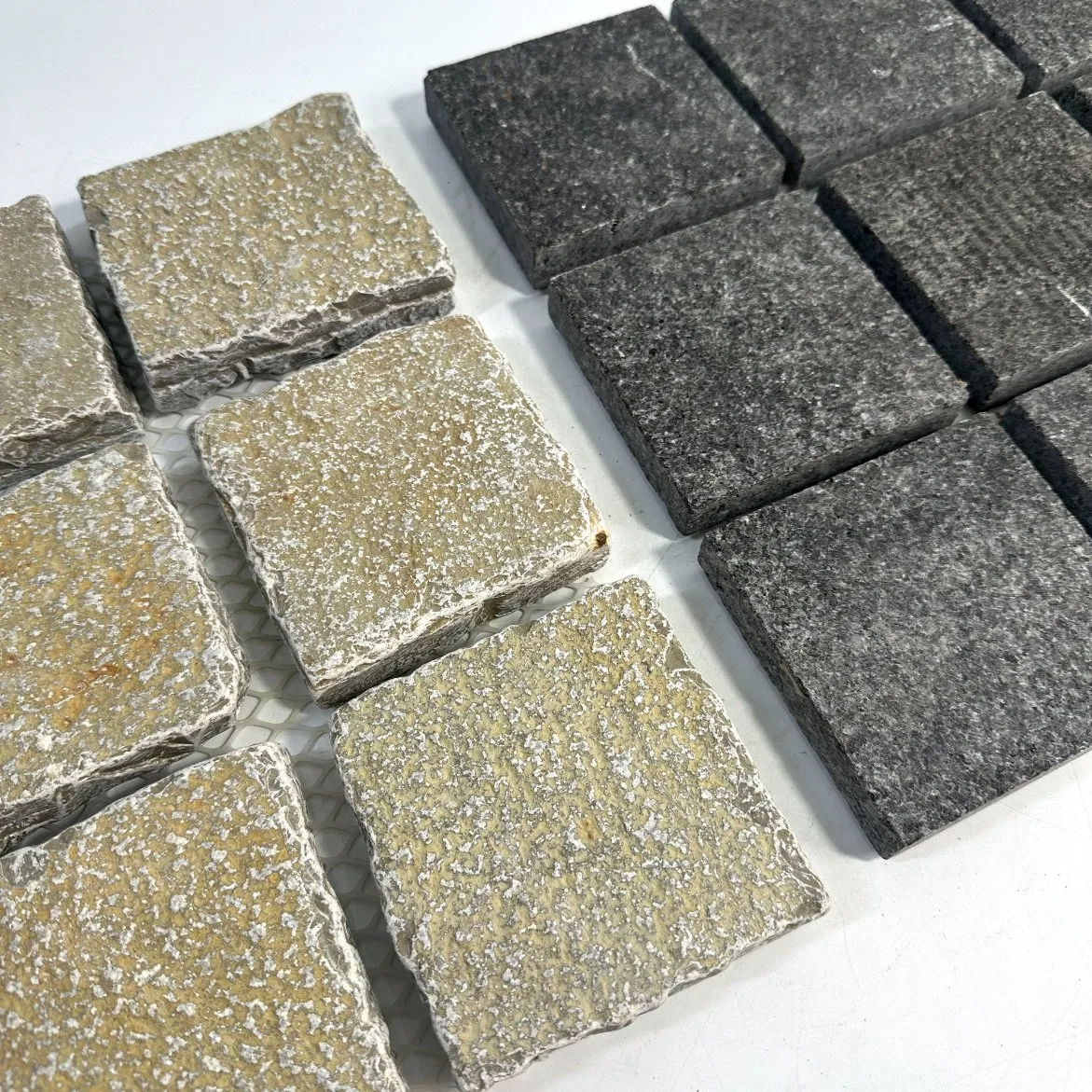 Wholesale Customization Limestone Natural Stone Veneer Paving Basalt Stone Mosaic Outdoor Floor Decoration Stone