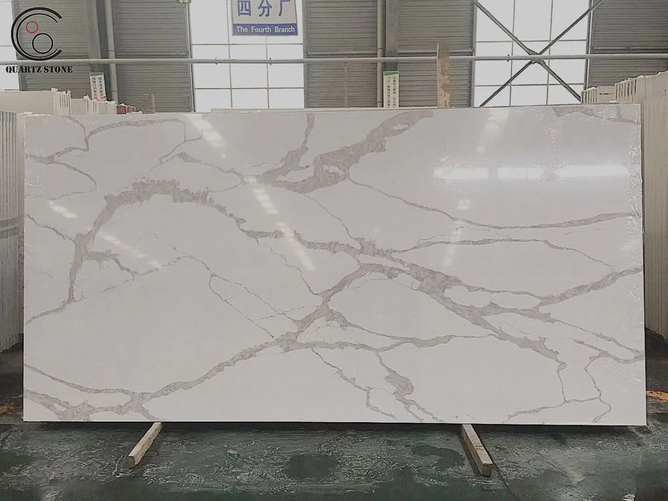 Crystal Retail Artificial Marble Quartz Slabs