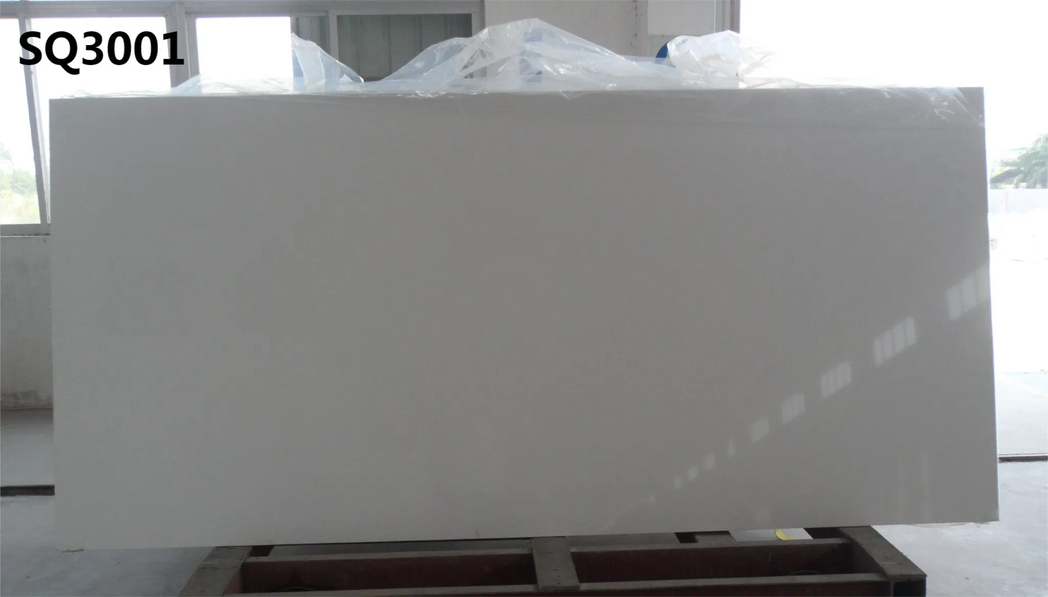 Pure White Non Silica Quartz Countertops for Modern Kitchens and Bathrooms Vanitytop