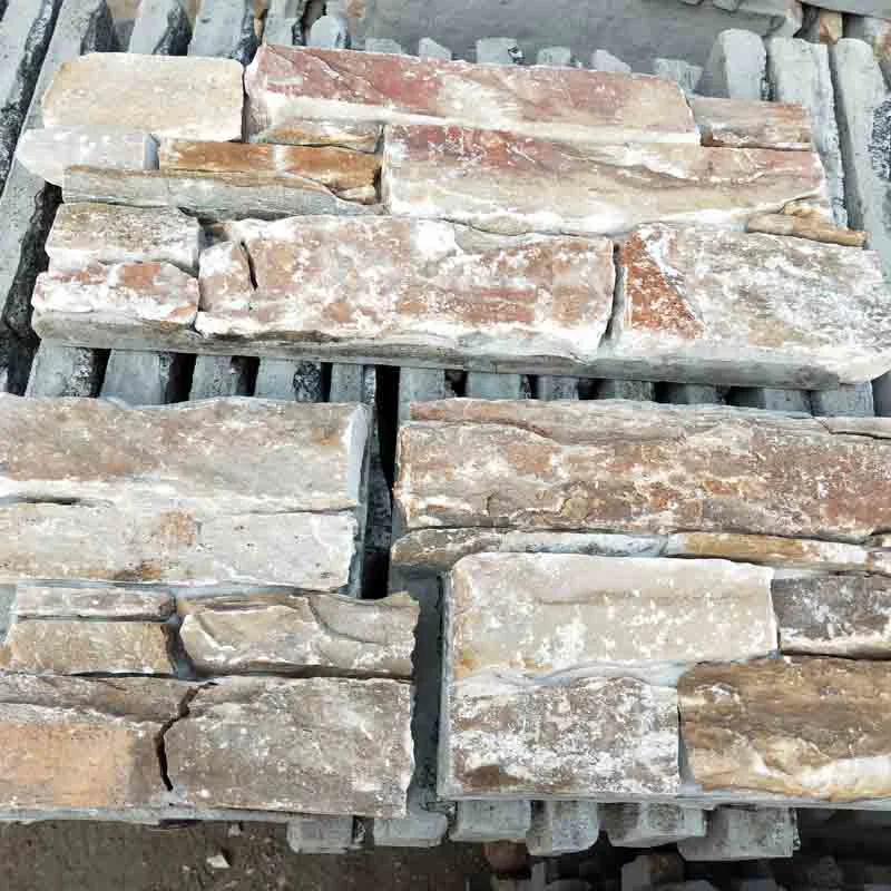 SMC-Cc158 China Natural Golden Yellow Slate Ledge Stone